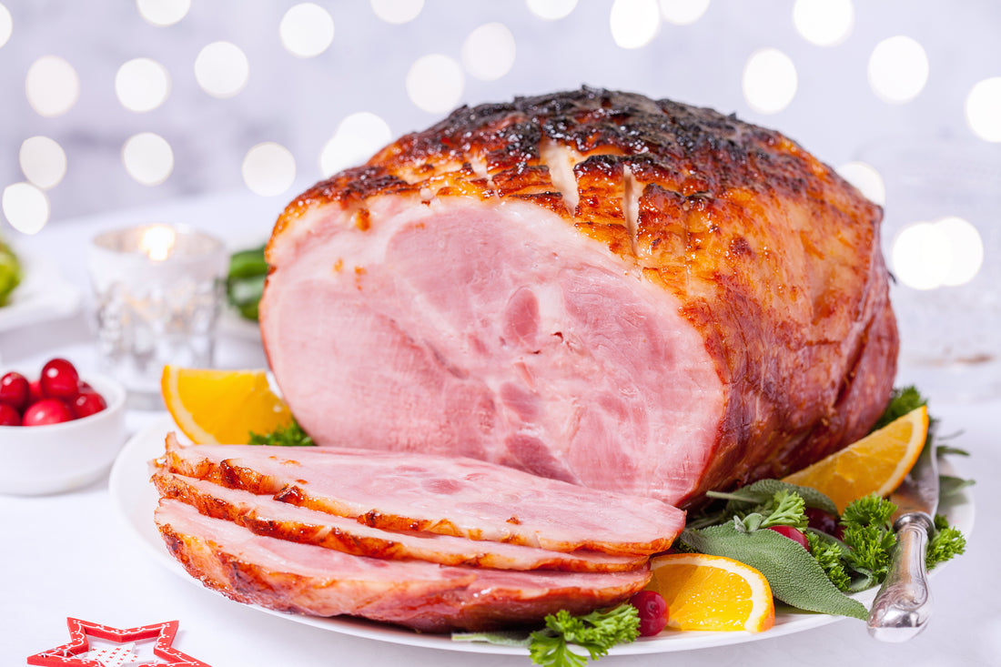 Roast Gammon with a Brown Sugar Glaze
