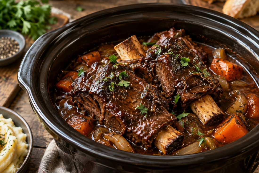 beef ribs in slow cooker