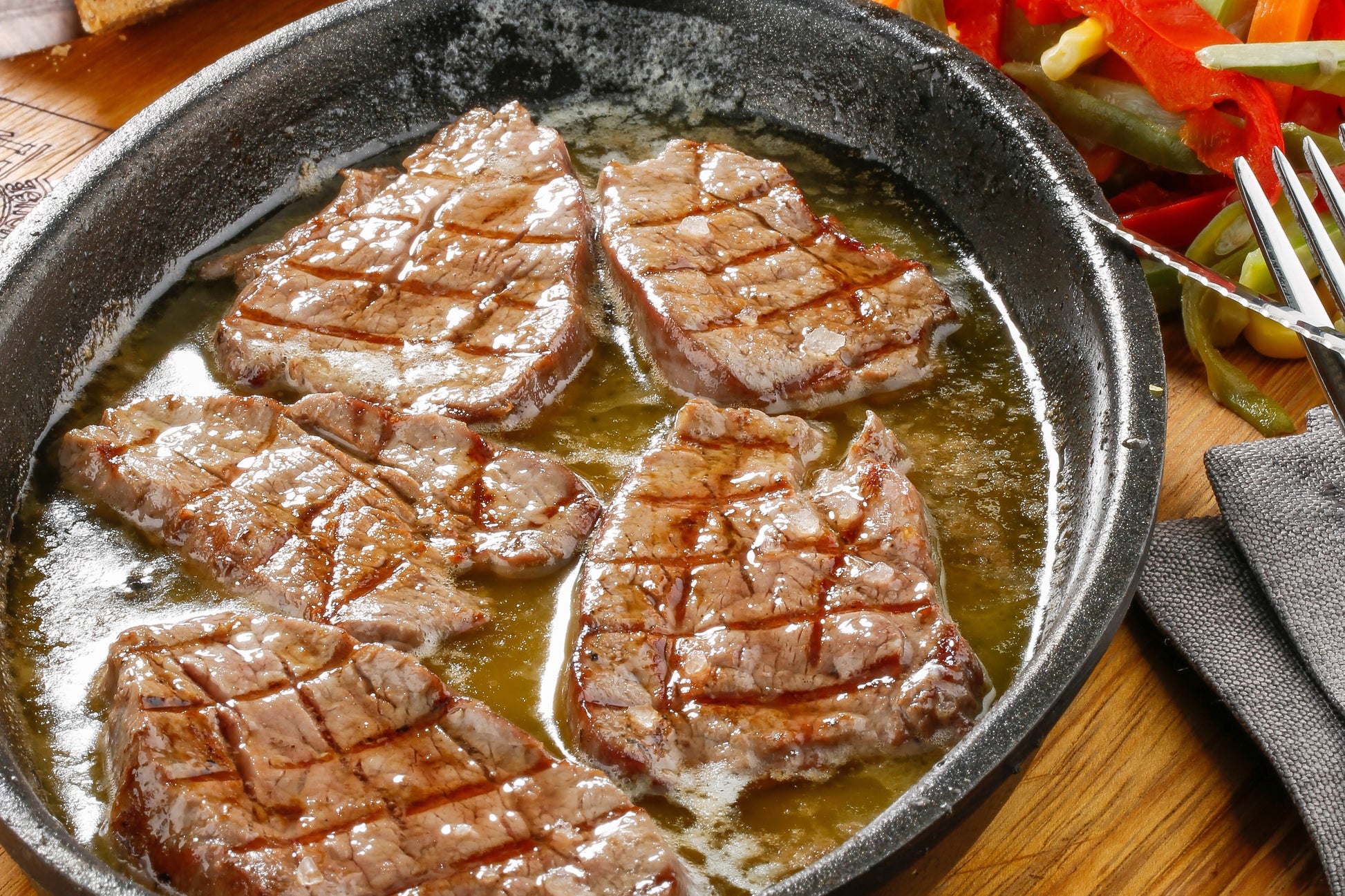 true bites minute frying steak