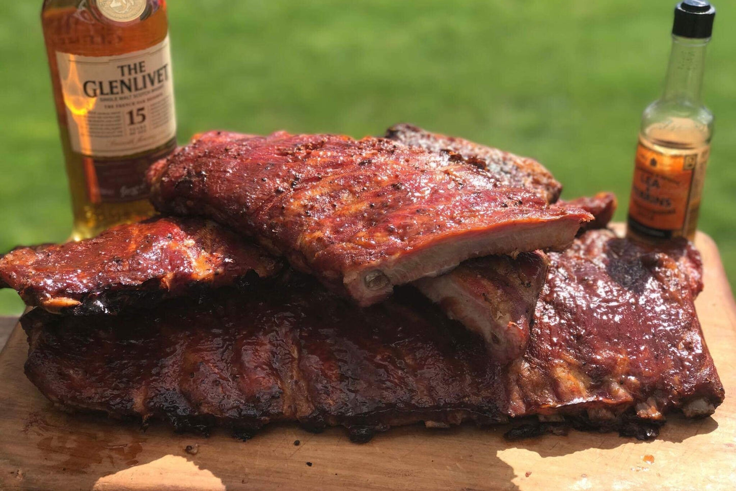 barbecued pork belly ribs